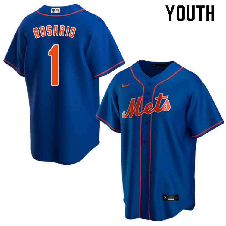 Nike Youth #1 Amed Rosario New York Mets Baseball Jerseys Sale-Blue